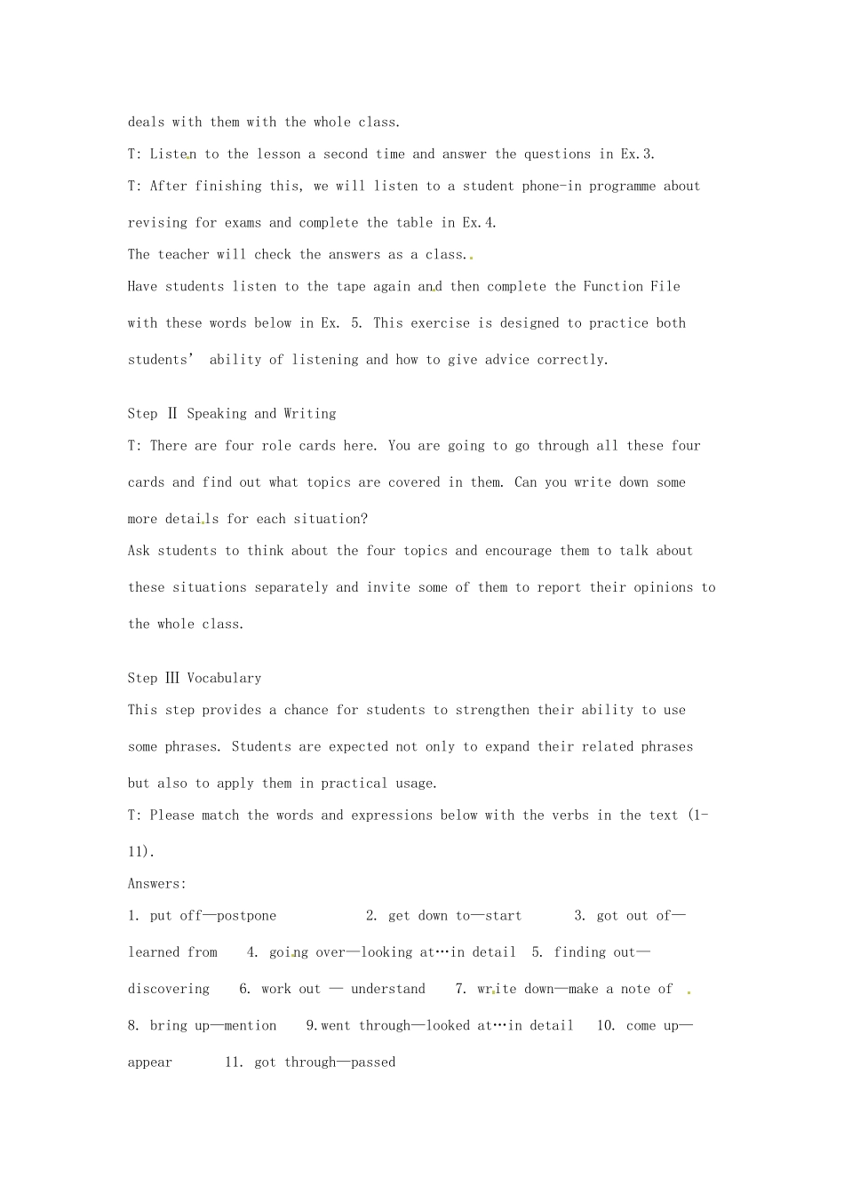 安徽省滁州二中高二英语《Unit 21 Human Biology The Third Period Lesson2》教案_第2页