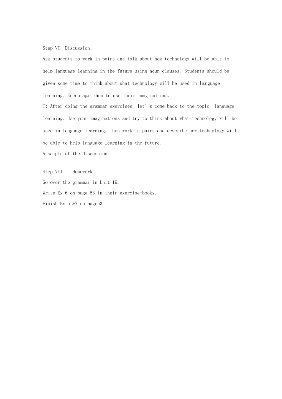 安徽省滁州二中高二英语《Unit 19 Language The Third Period Lesson 1 Language Learning（1I）》教案_第3页