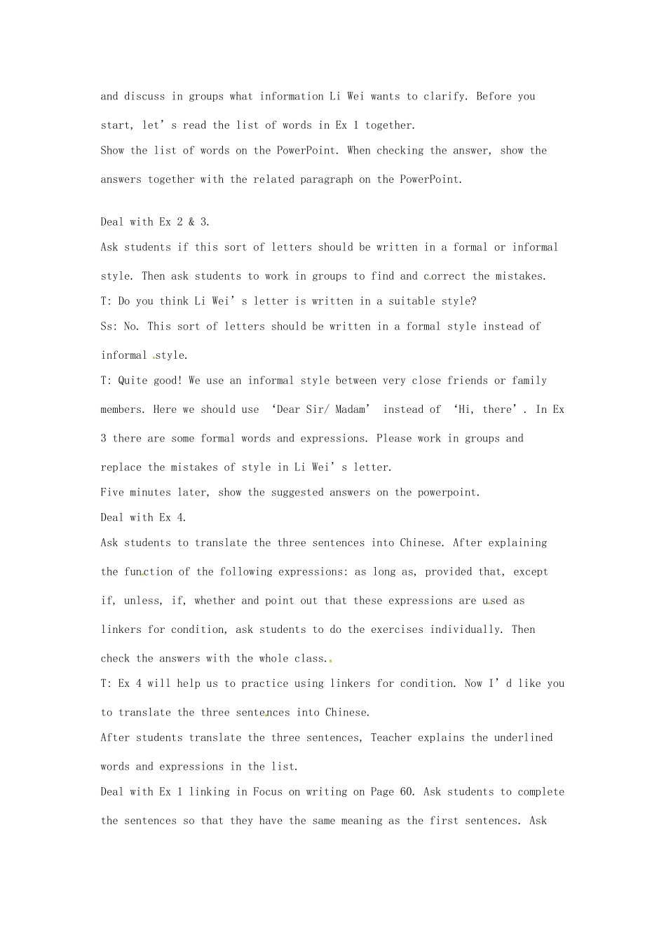 安徽省滁州二中高二英语《Unit 19 Language The Fifth Period Communication Workshop（I）》教案_第2页