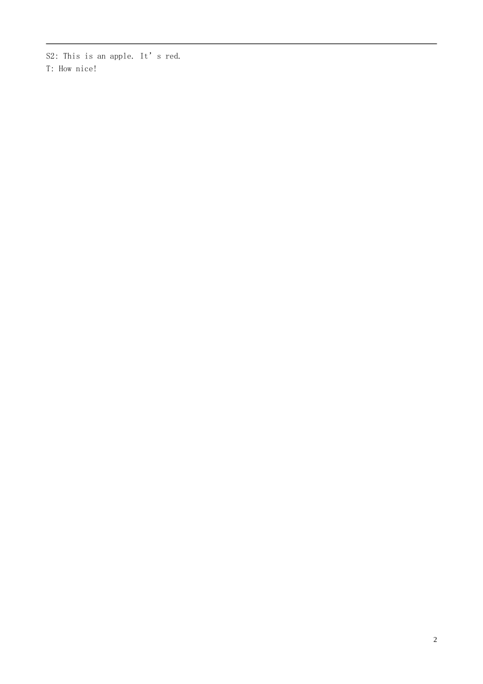 三年级英语上册 unit3 Period 2教案 牛津版_第2页