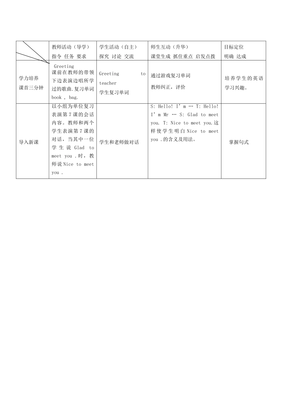 三年级英语上册 Unit2 This is my pencil. Lesson8教案 人教新版-人教版小学三年级上册英语教案_第2页