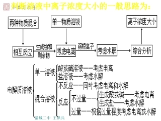 高三化学离子浓度大小比较课件