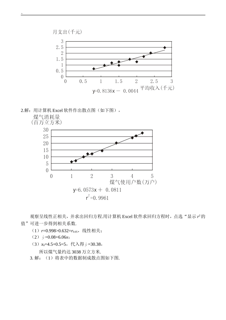 高一数学 变量间的相关关系练习题_第3页