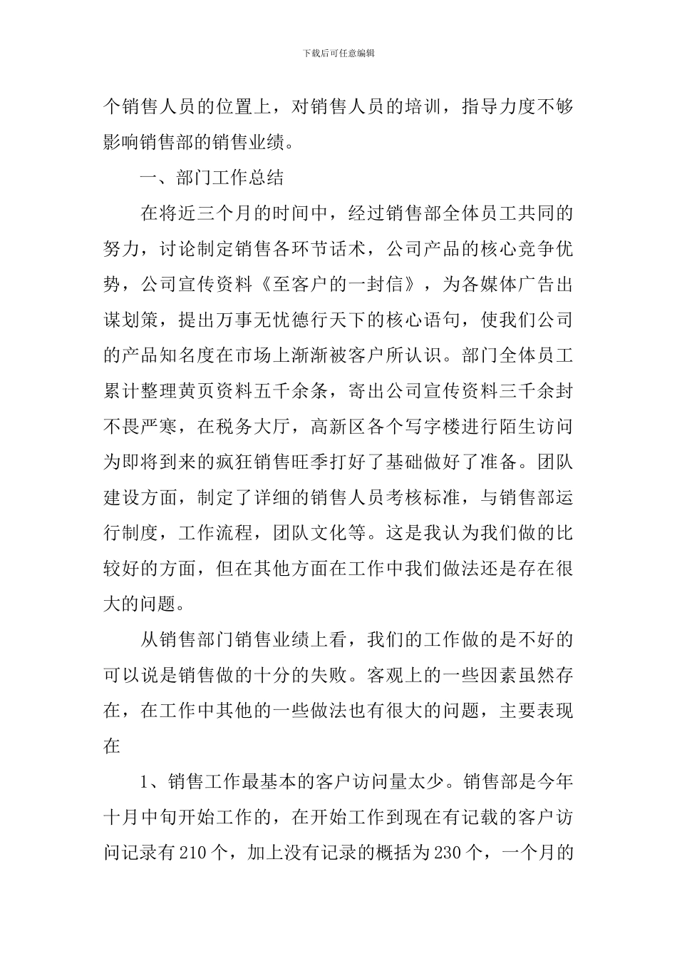 销售部年度工作总结与计划_第2页