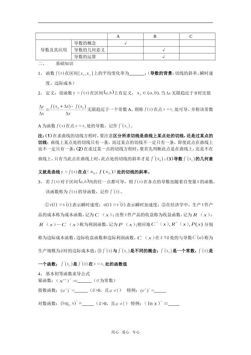赣马高级中学艺术班数学基础训练19-27_第3页