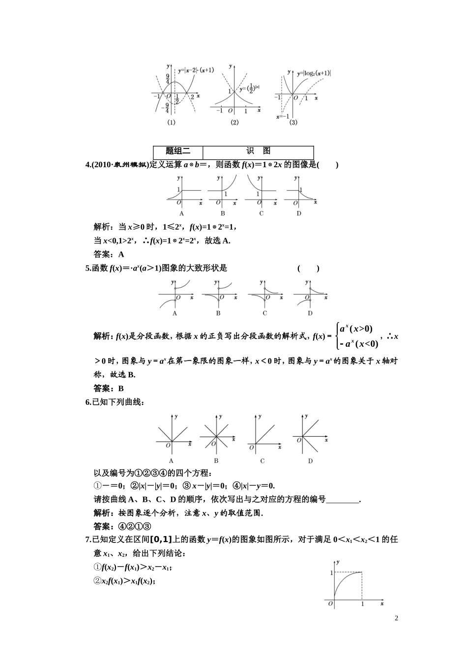 第二章    第八节      函数的图象_第2页