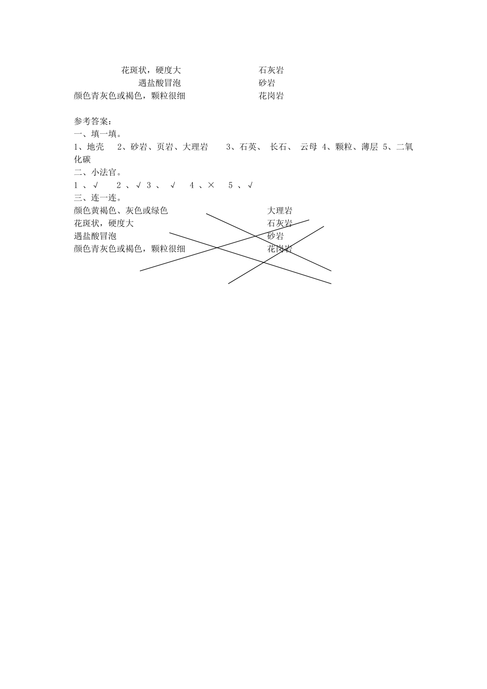 三年级科学下册《做个岩石百宝箱》教案 青岛版_第3页