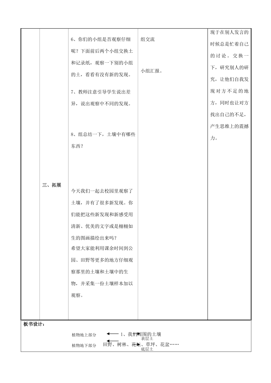 三年级科学下册 我们周围的土壤5教案 苏教版_第3页
