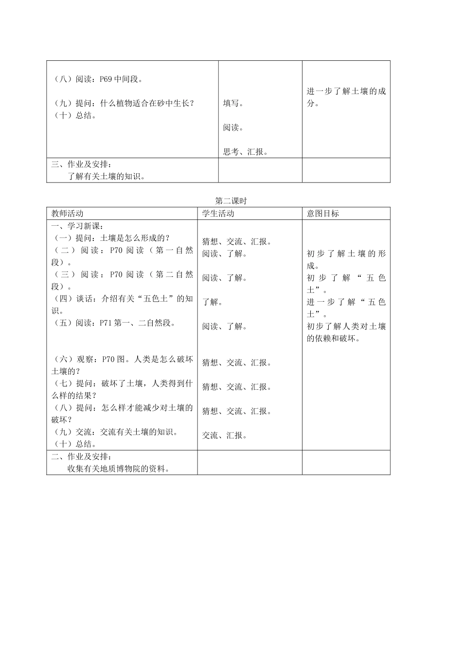 三年级科学上册 土壤教案 首师大版_第2页