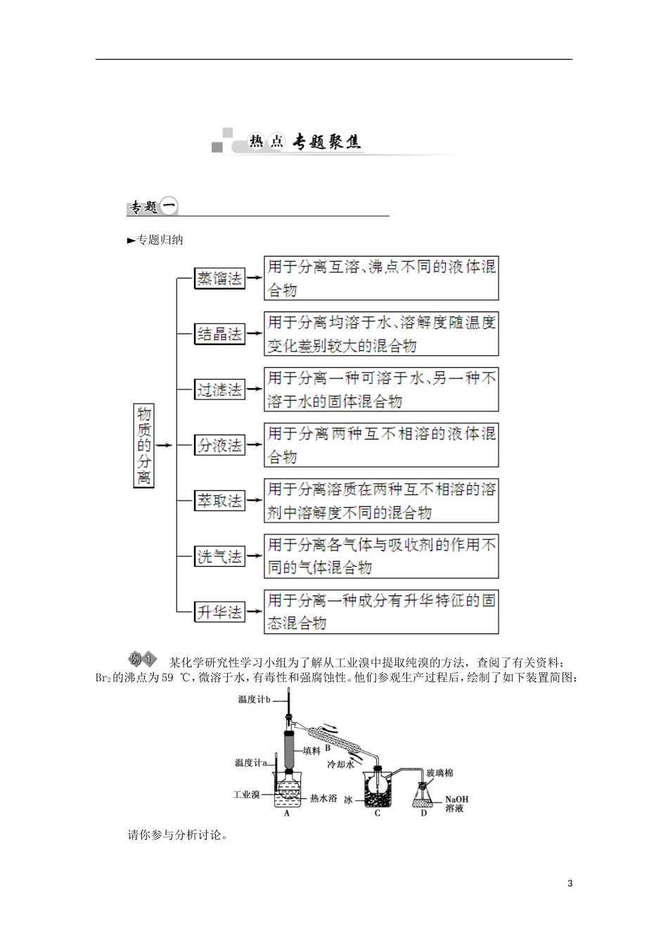 【金版学案】2014-2015学年高中化学 第四章 化学与自然资源的开发利用章末知识整合 新人教版必修2_第3页
