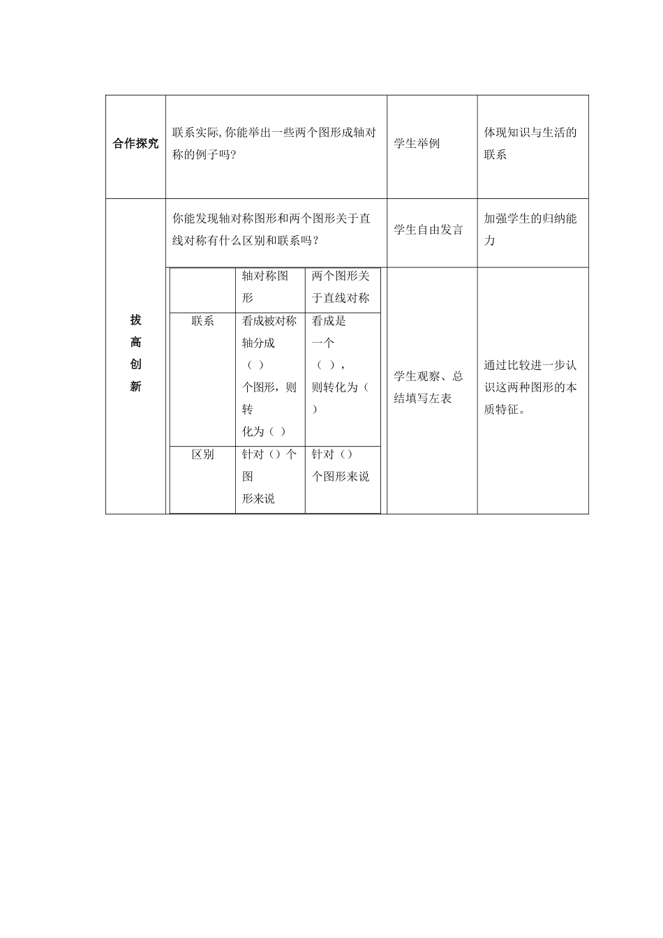 安徽省安庆市桐城吕亭初级中学八年级数学上册 生活中的轴对称教学设计 新人教版_第3页