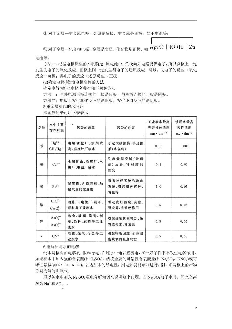 【精品】高中化学（大纲版）第三册 第四单元  电解原理及其应用    第一节电解原理(备课资料)_第2页