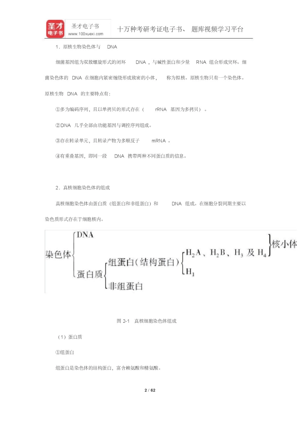 朱玉贤《现代分子生物学》(第5版)笔记和课后习题(含考研真题)详解(染色_第2页