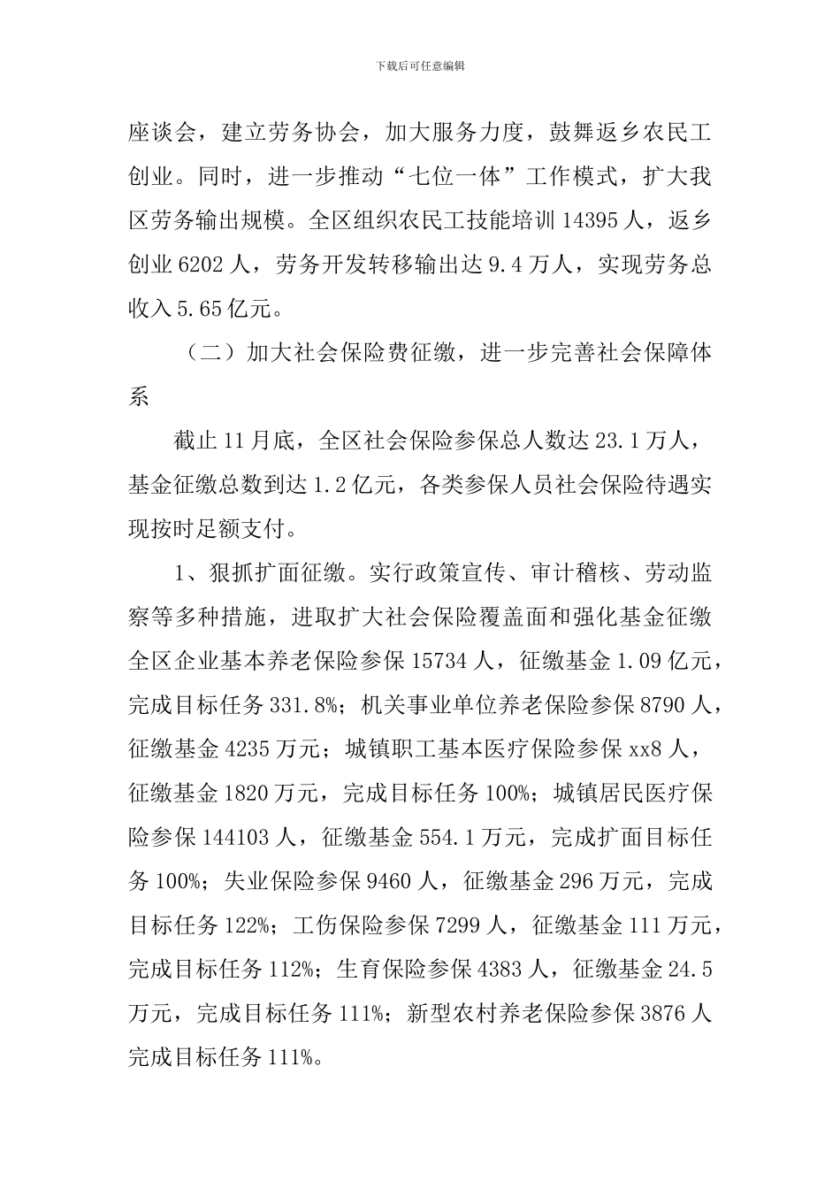 2024劳动保障工作总结_第3页