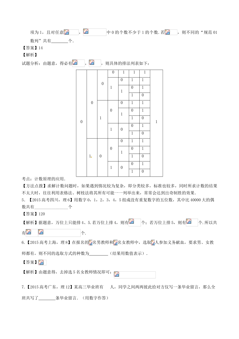 备战高考数学（精讲精练精析）必做02 排列与组合试题（江苏版）（含解析）-江苏版高三全册数学试题_第3页