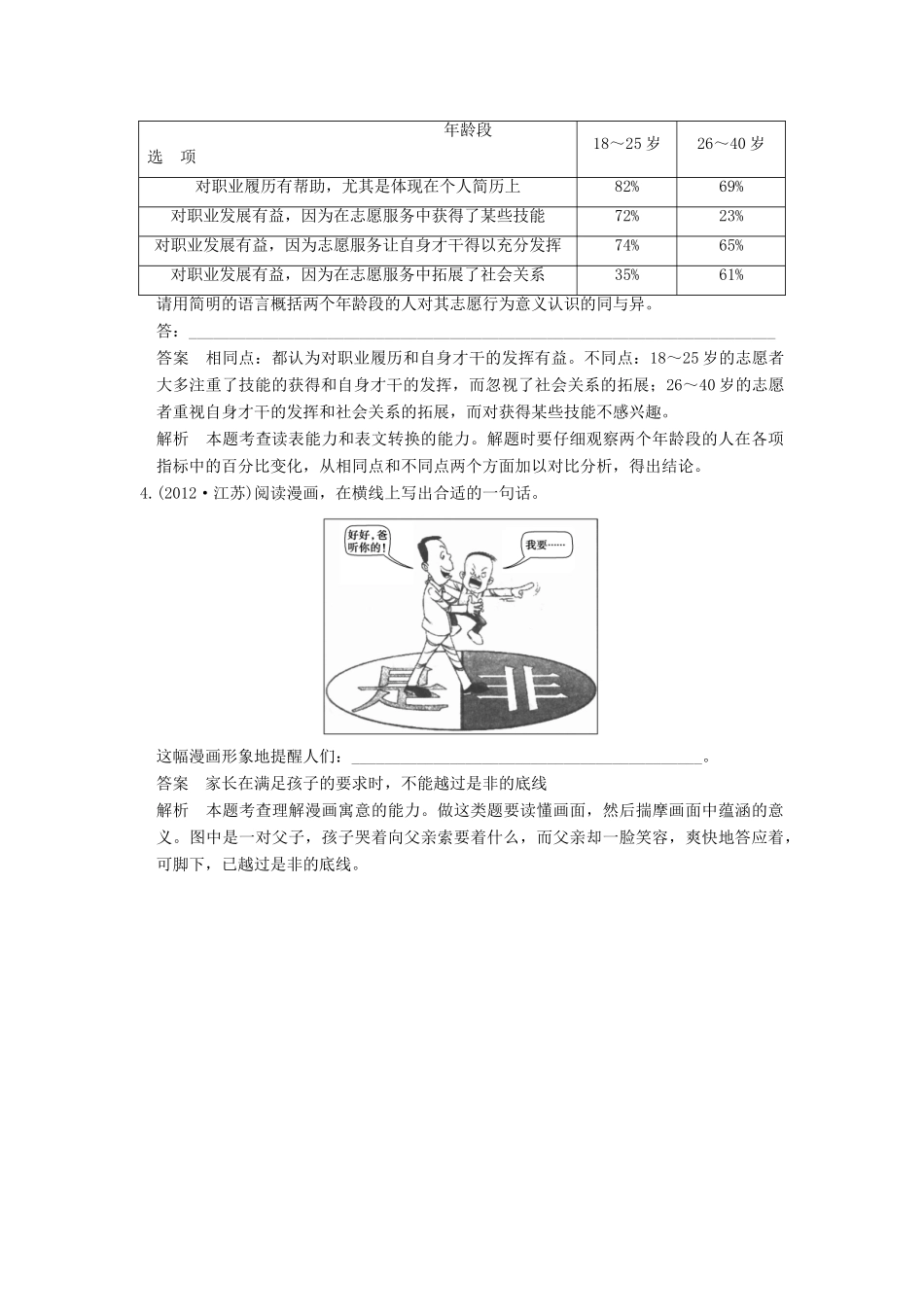 【步步高】2015届高考语文总复习讲义 语言表达和运用 常见题型三 图文转换题 读图时代的语言表达_第2页