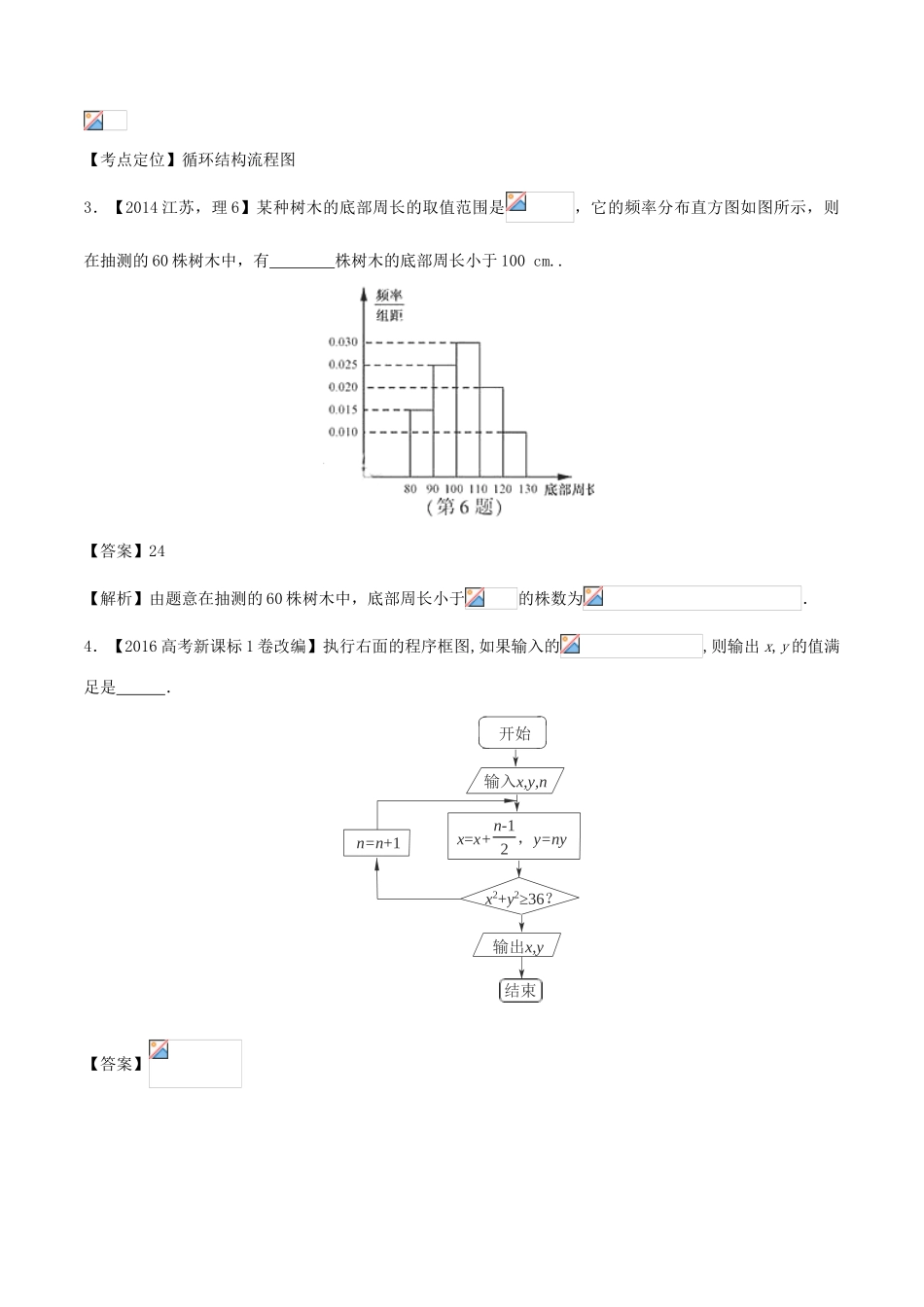 备战高考数学（精讲精练精析）专题12.1 算法初步试题（江苏版）（含解析）-江苏版高三全册数学试题_第2页