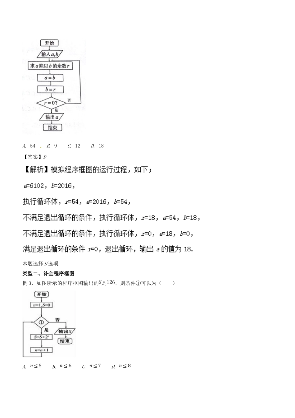 备战高考数学一轮复习（热点难点）专题73 每次必考但不落俗套--算法与程序框图-人教版高三全册数学试题_第3页