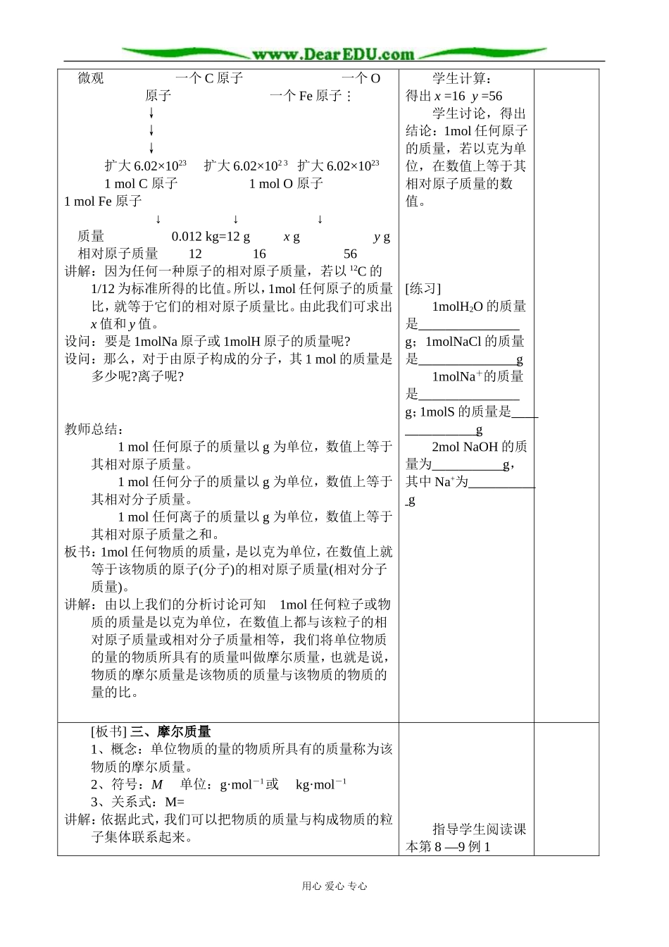 【必修Ⅰ】§1-1-2.物质的量(2)-何从德_第2页