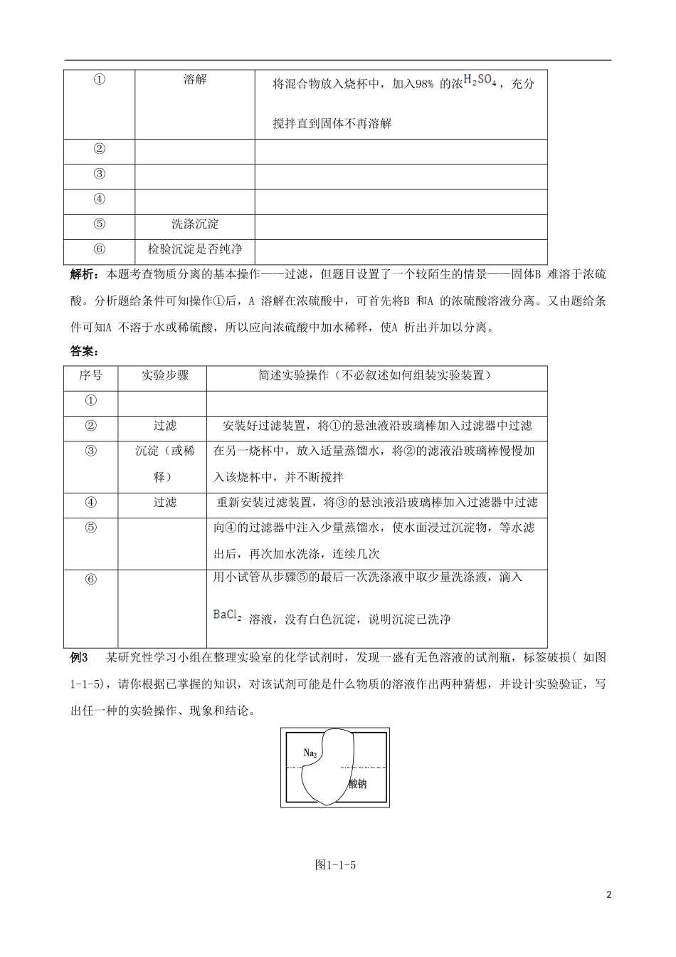 【四维备课】2013-2014学年高中化学 第一节 化学实验基本方法化学实验基本方法第2课时备课资料 新人教版必修1_第2页