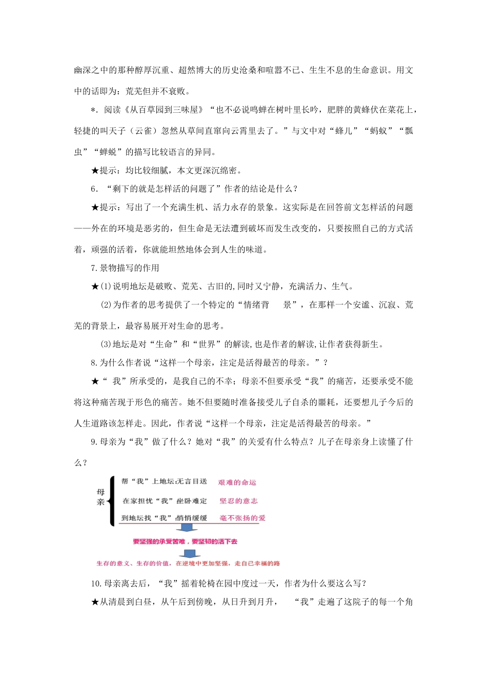 【2012年暑假总动员】高中语文 我与地坛教案 苏教版必修2_第3页
