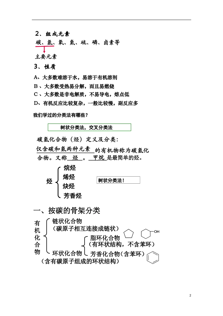 《认识有机化合物》教案（2）_第2页