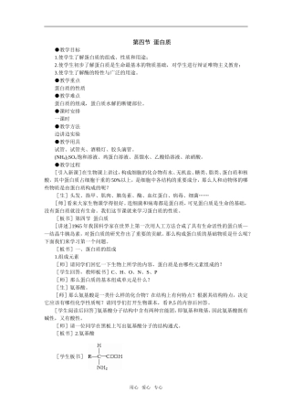 4教案（蛋白质）
