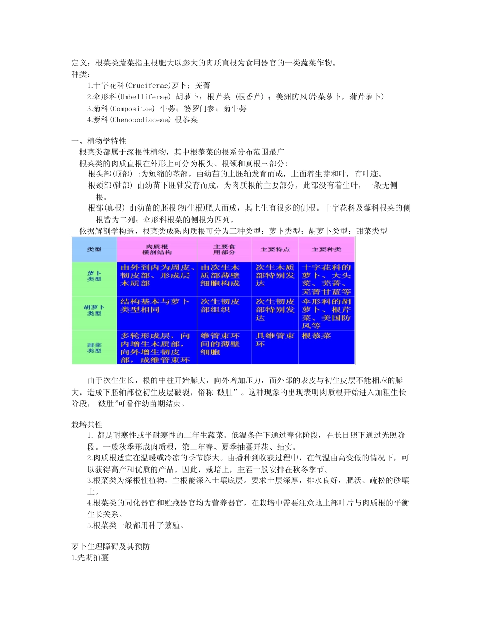 (完整版)园艺学各论蔬菜知识点总结_第1页