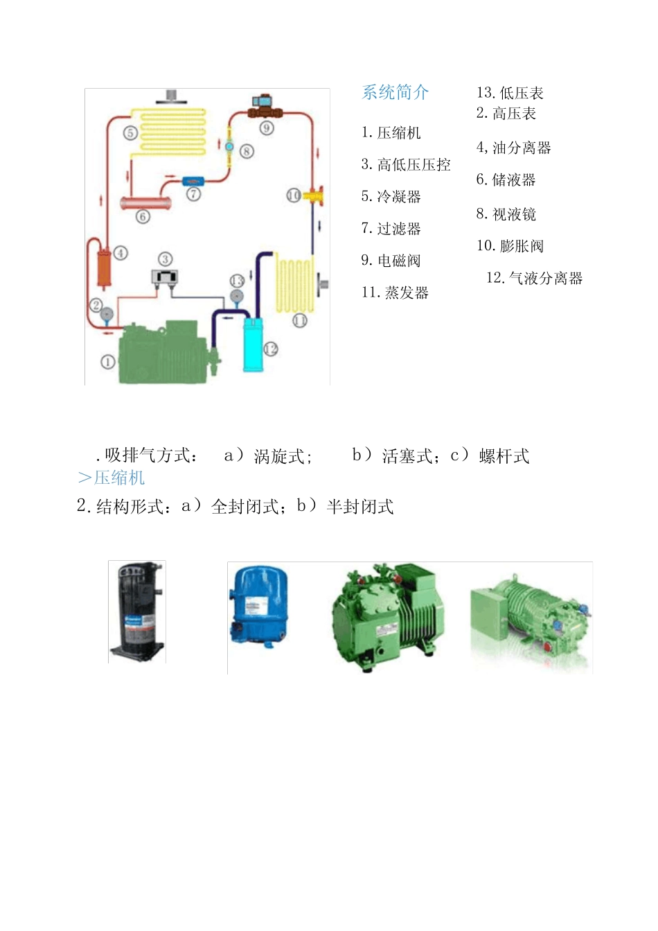 冷库设备系统介绍及计算选型 _第3页