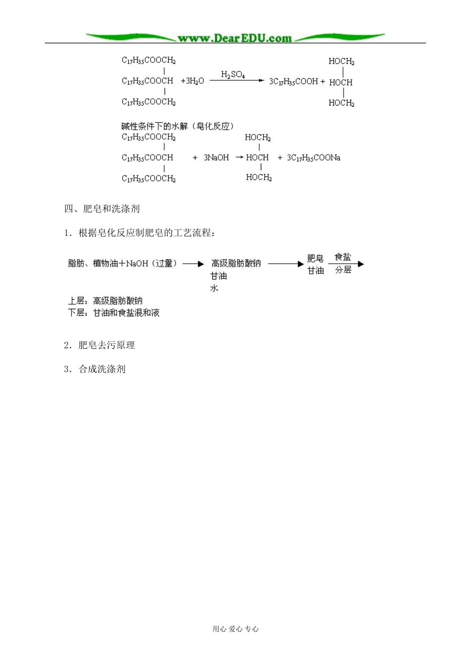 上科版高一化学油脂2_第3页