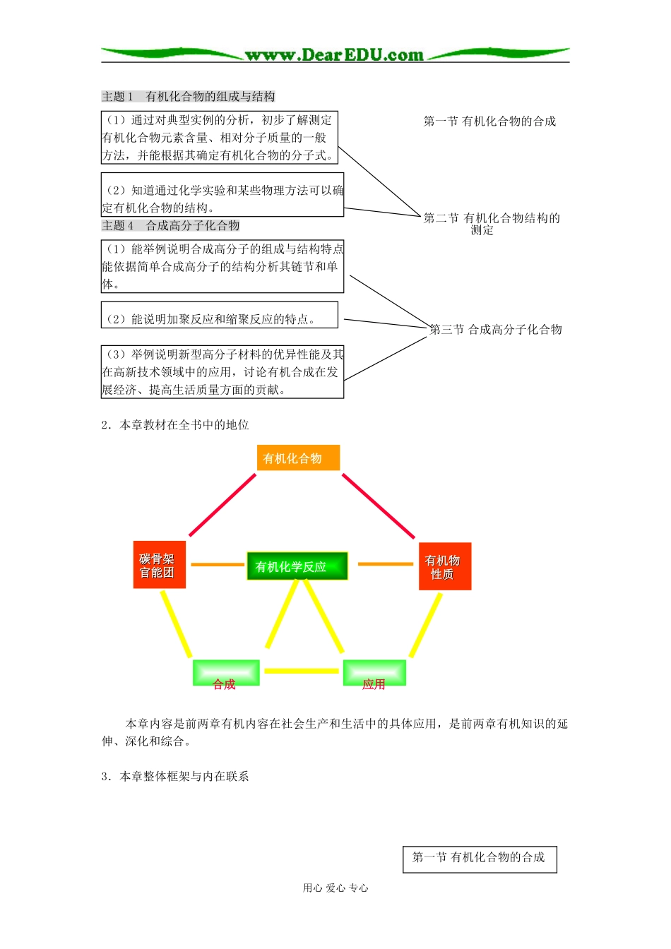 鲁科版《有机化学基础》第三章 教材分析_第2页