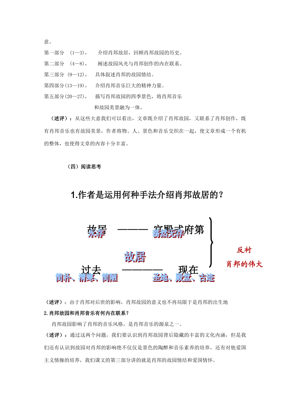 高中语文《肖邦故园》教案6 苏教版必修3_第2页