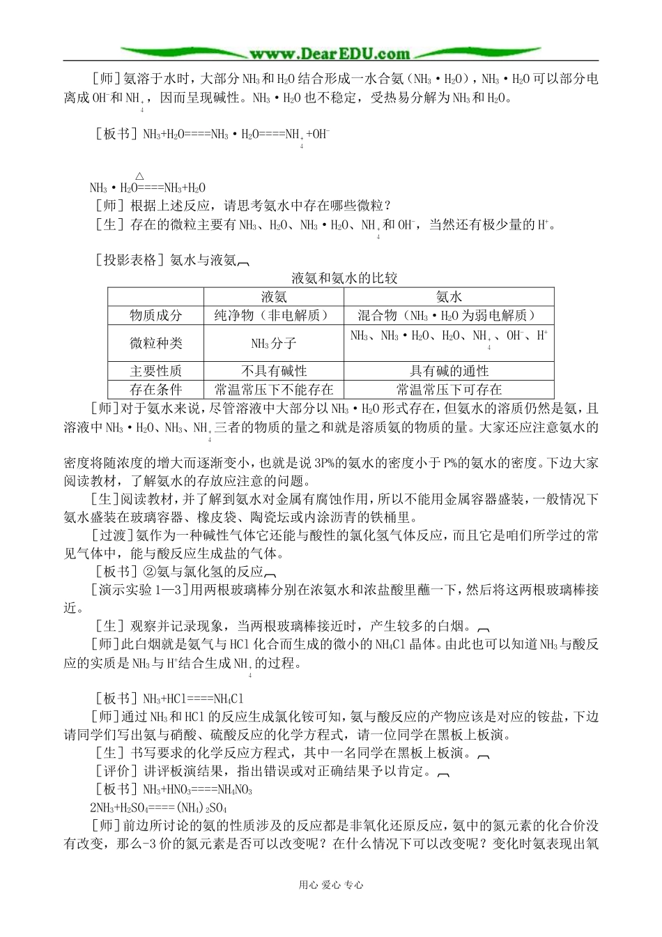 上科版高二化学氨 铵盐(5)_第3页