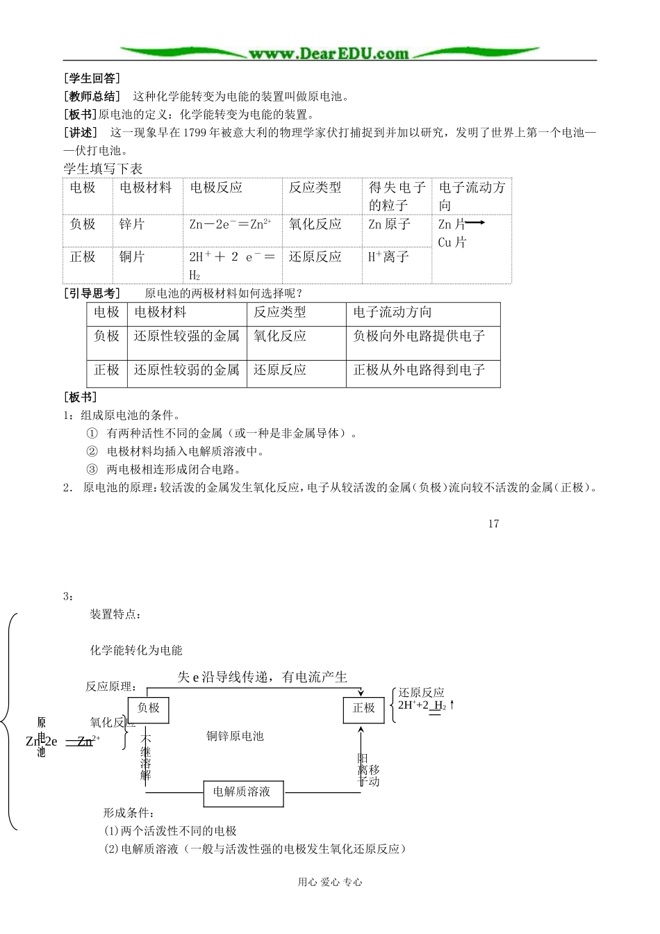 人教版高中化学第二册必修原电池原理及应用_第2页