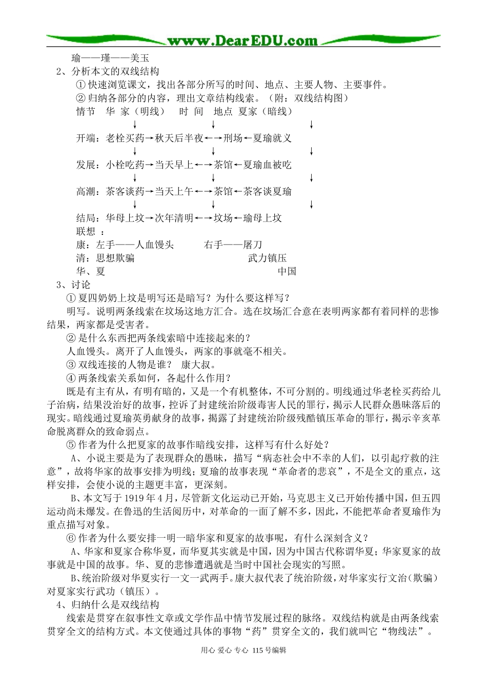 人教版高中语文第四册药_第2页
