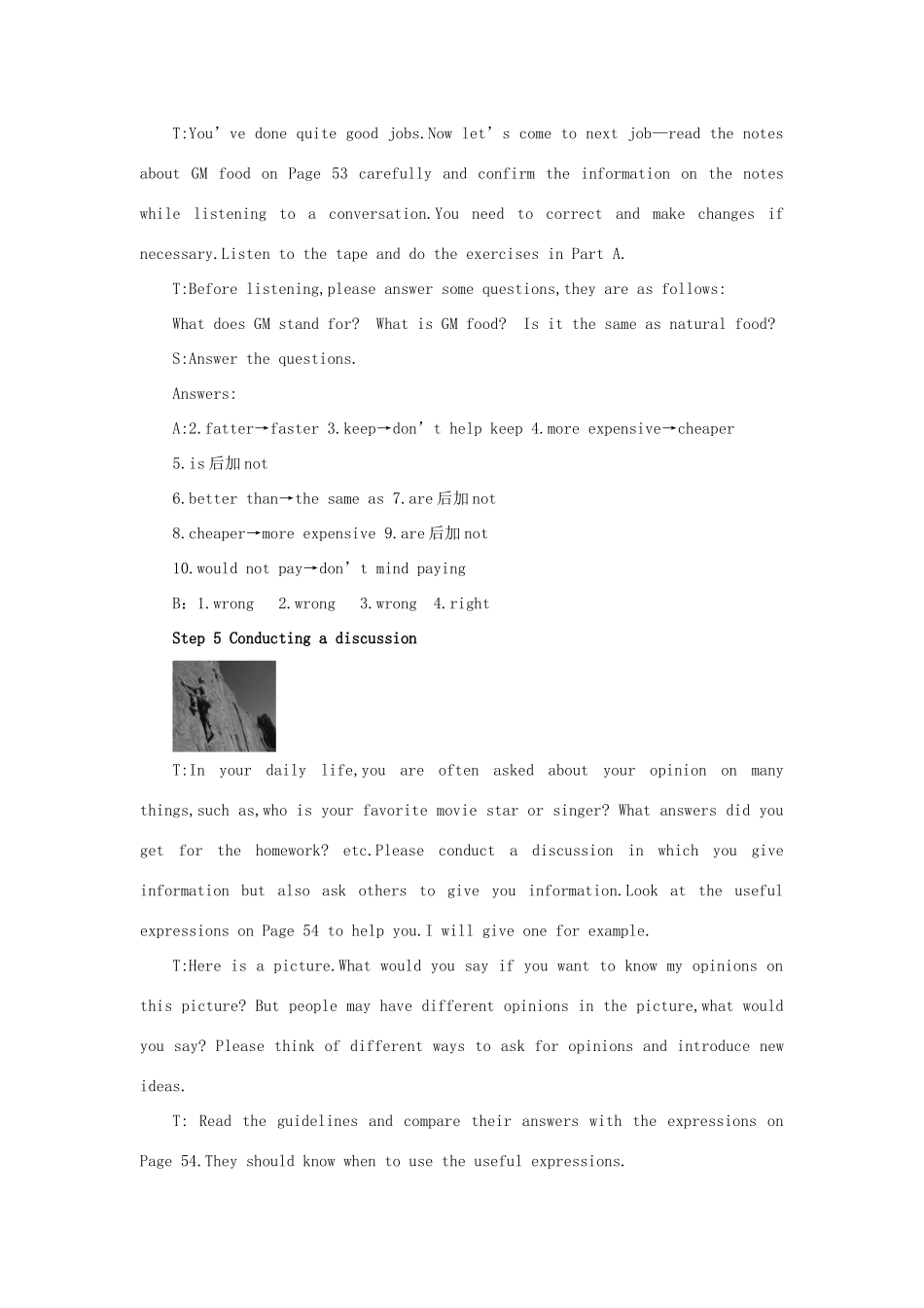 湖南省岳阳县高二英语 M5U3 Period 6 Task示范教案 牛津版_第3页