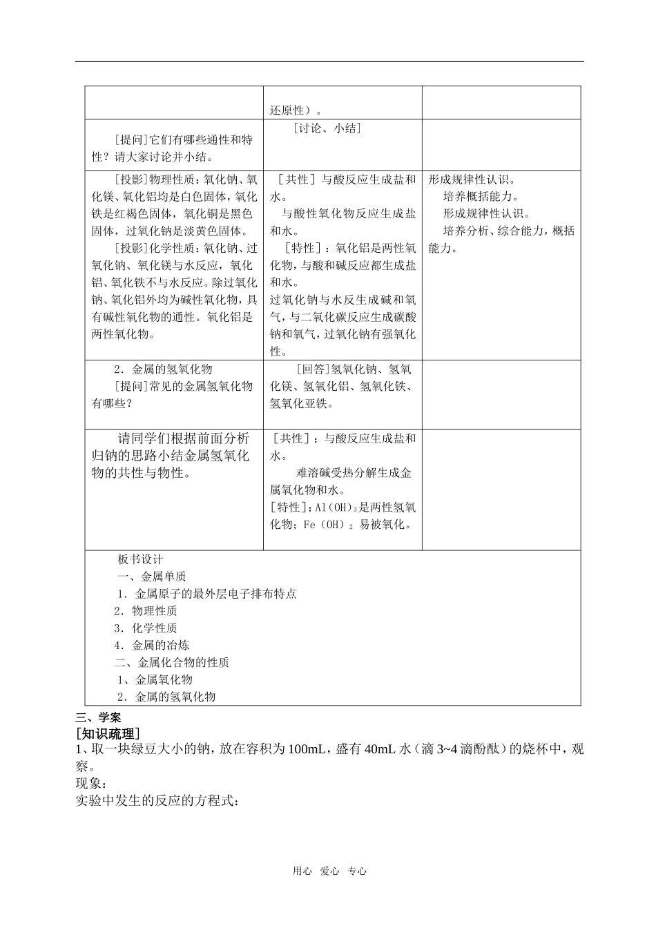 化学1模块元素及其化合物复习第二课时_第3页