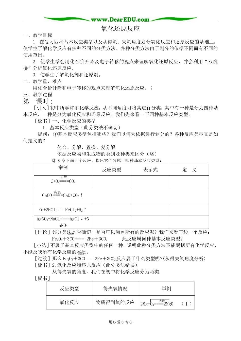 人教版高中化学第一册必修氧化还原反应2_第1页