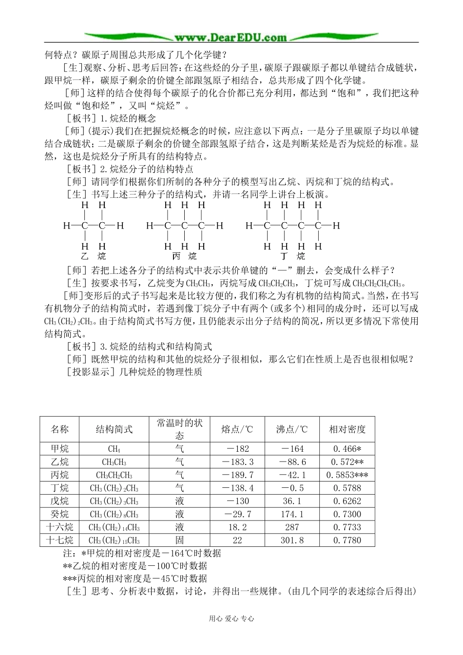 人教版高中化学第二册必修烷烃(1)_第2页