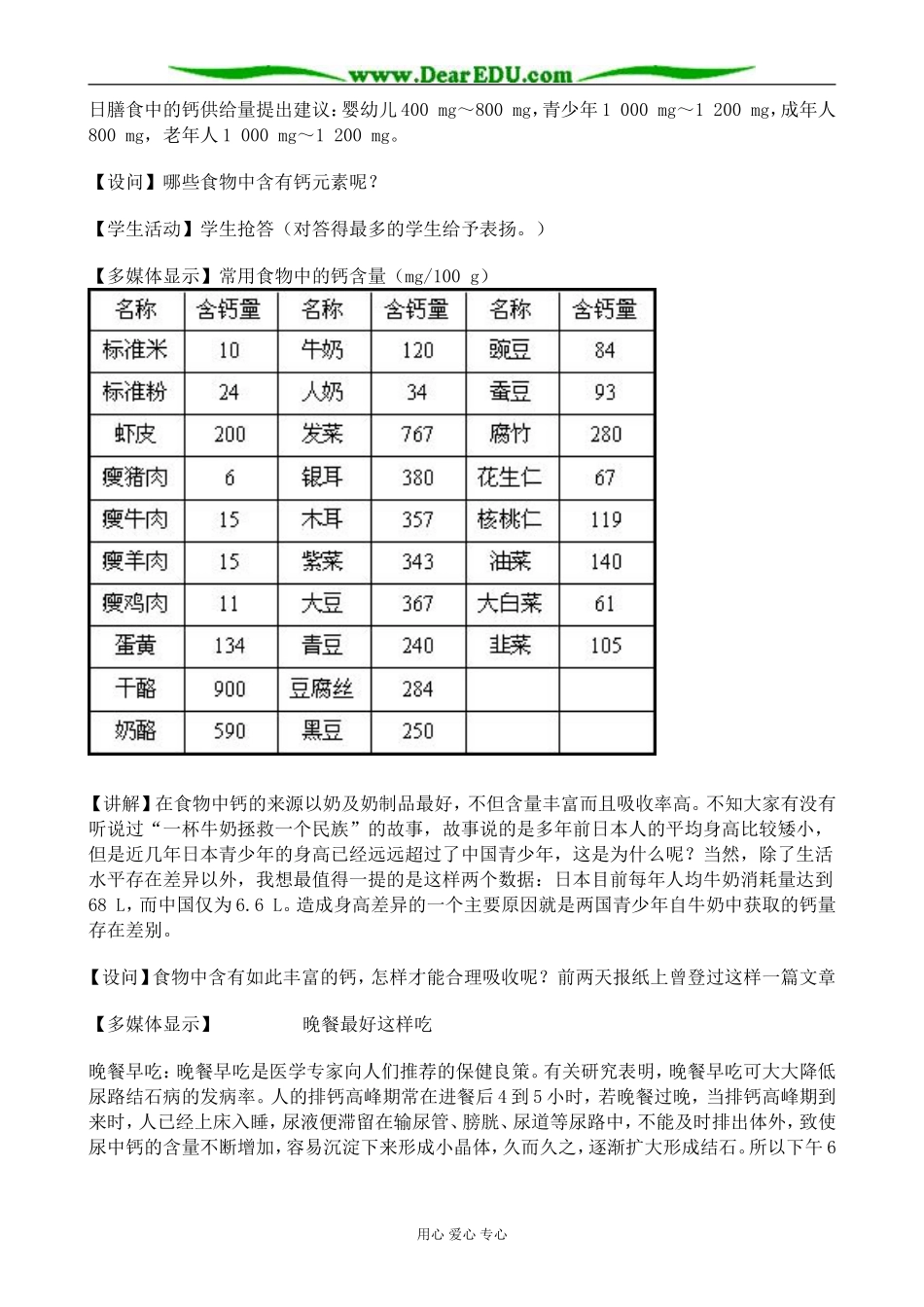 苏教版高中化学选修1摄取人体必需的化学元素_第2页