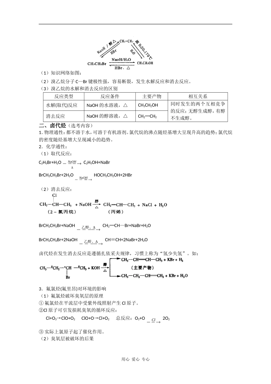 广东省红城中学2010届高三化学复习教案：第33讲 卤代烃、醇和酚 新人教版_第2页