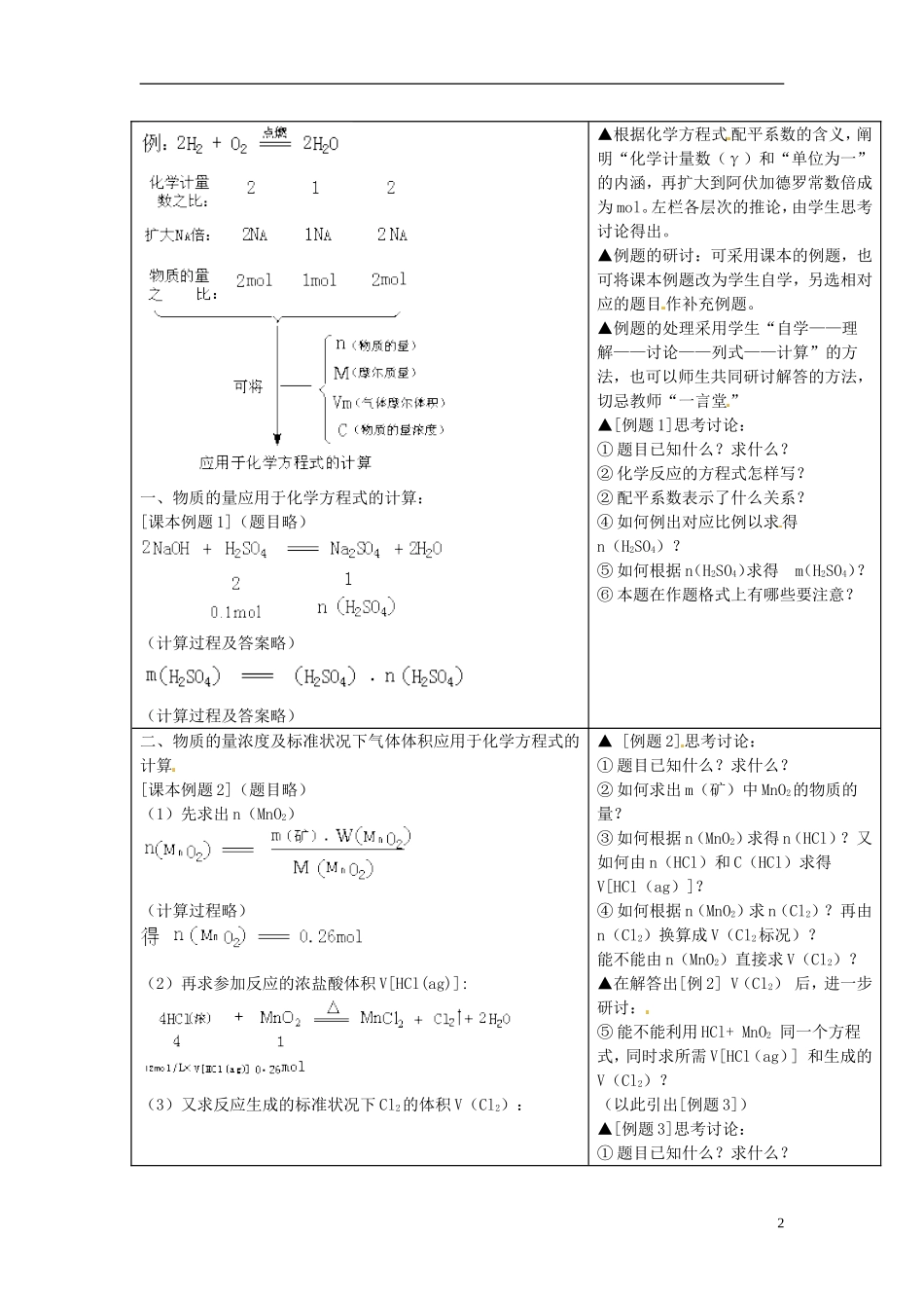 广东省揭阳一中2013-2014学年高中化学《金属的化学性质》第三课时教案 新人教版必修1_第2页