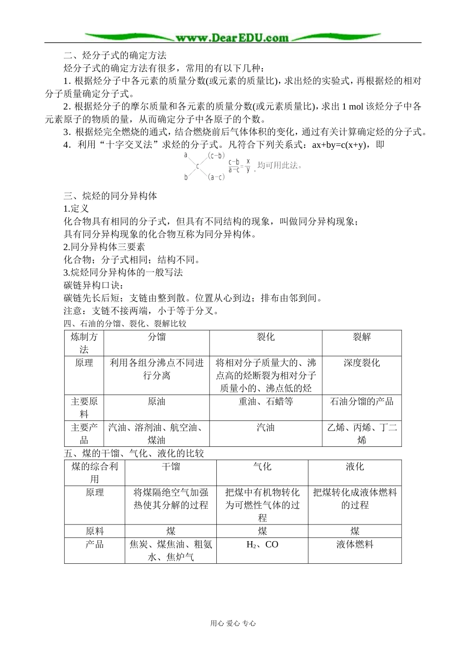 苏教版高中化学必修2化石燃料与有机化合物1_第3页
