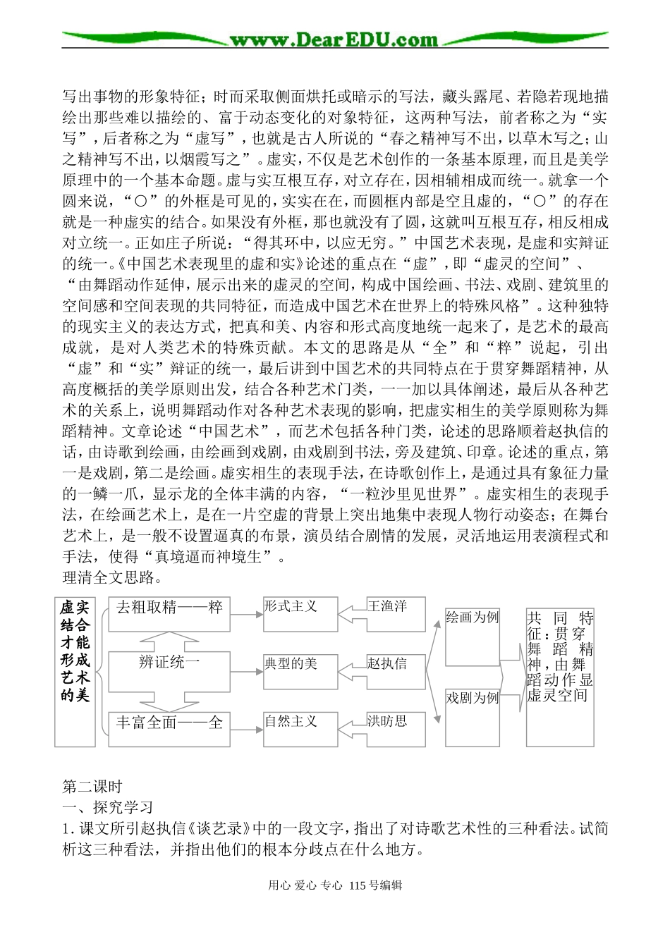 人教版高中语文第五册中国艺术表现里的虚和实(3)_第2页
