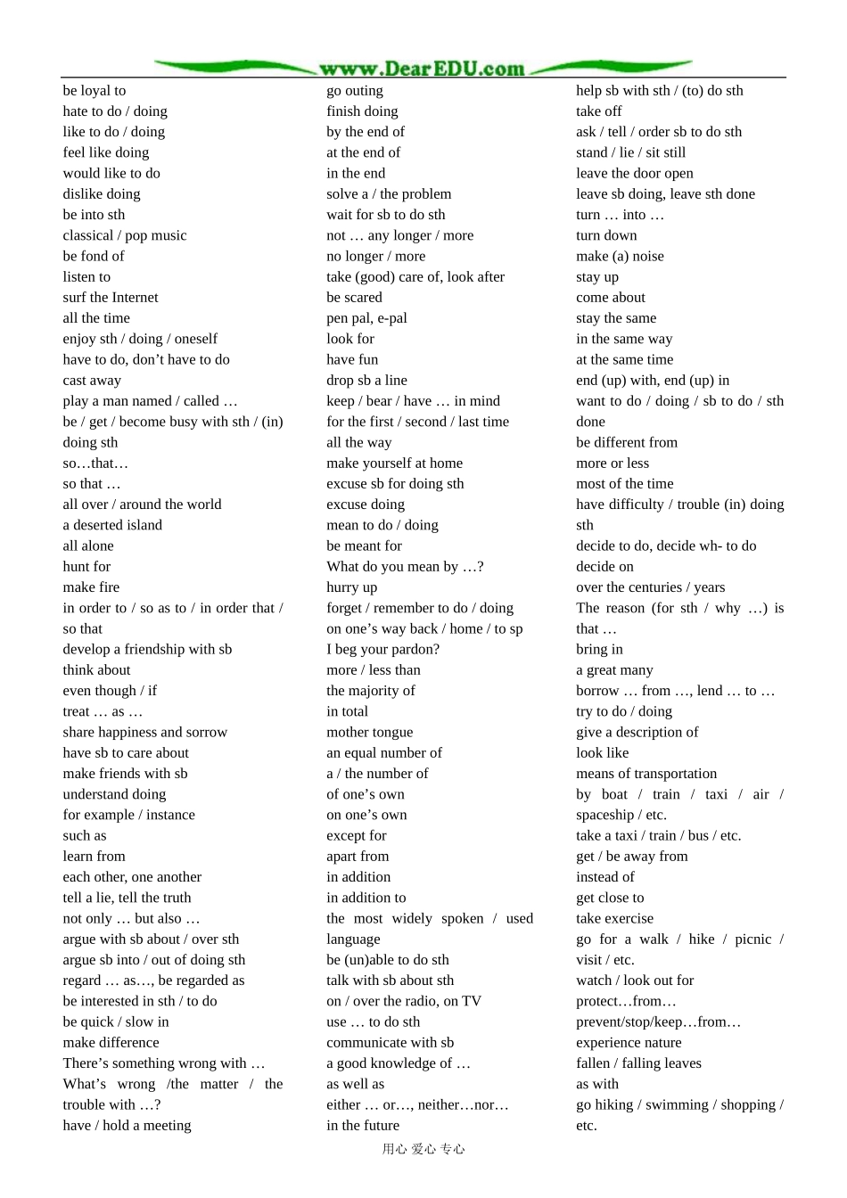 牛津英语选修9模块1-9重要短语和句型归纳_第1页
