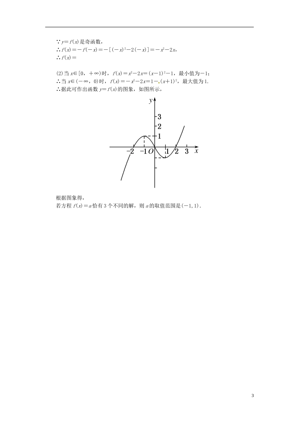 高中数学 3.1.1方程的根与函数的零点双基限时练 新人教A版必修1-新人教A版高一必修1数学试题_第3页