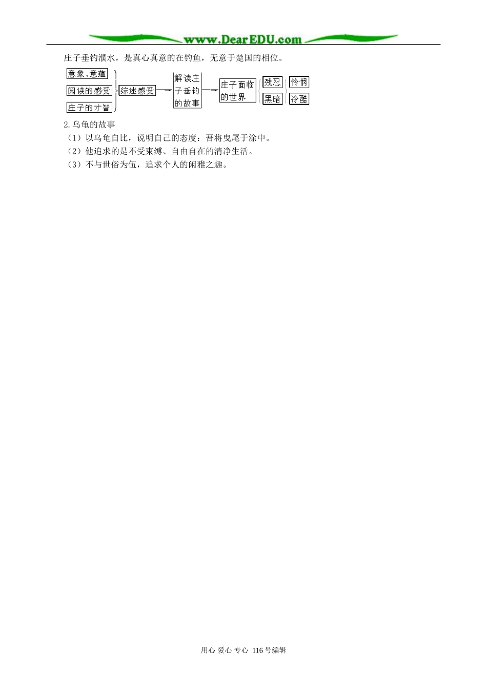 高中语文庄子 在我们无路可走的时候教案(2)人教版_第3页
