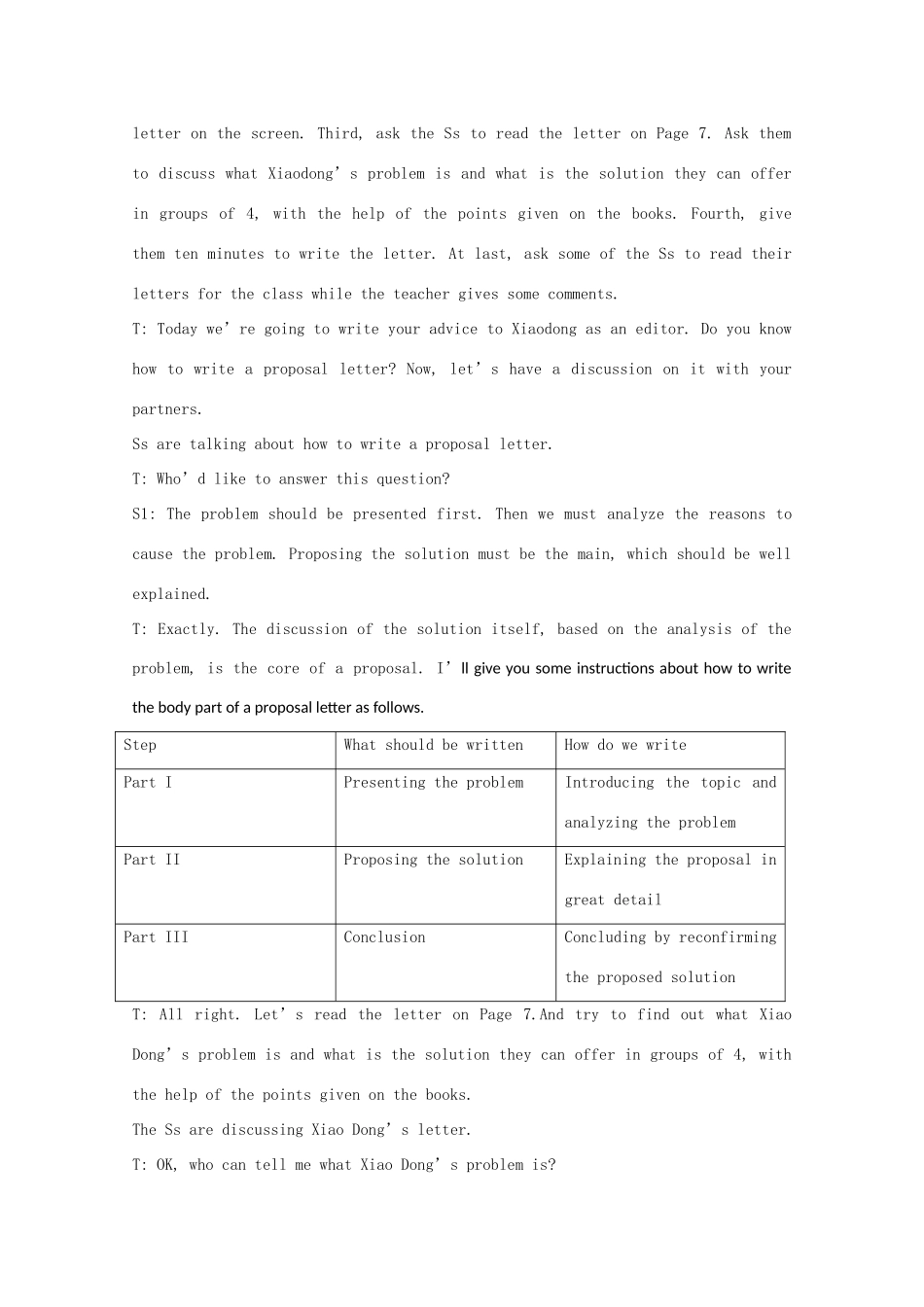 广东省陆河外国语学校高中英语 Unit1 Friendship-The seventh Period Writing教案 新人教版必修1_第3页