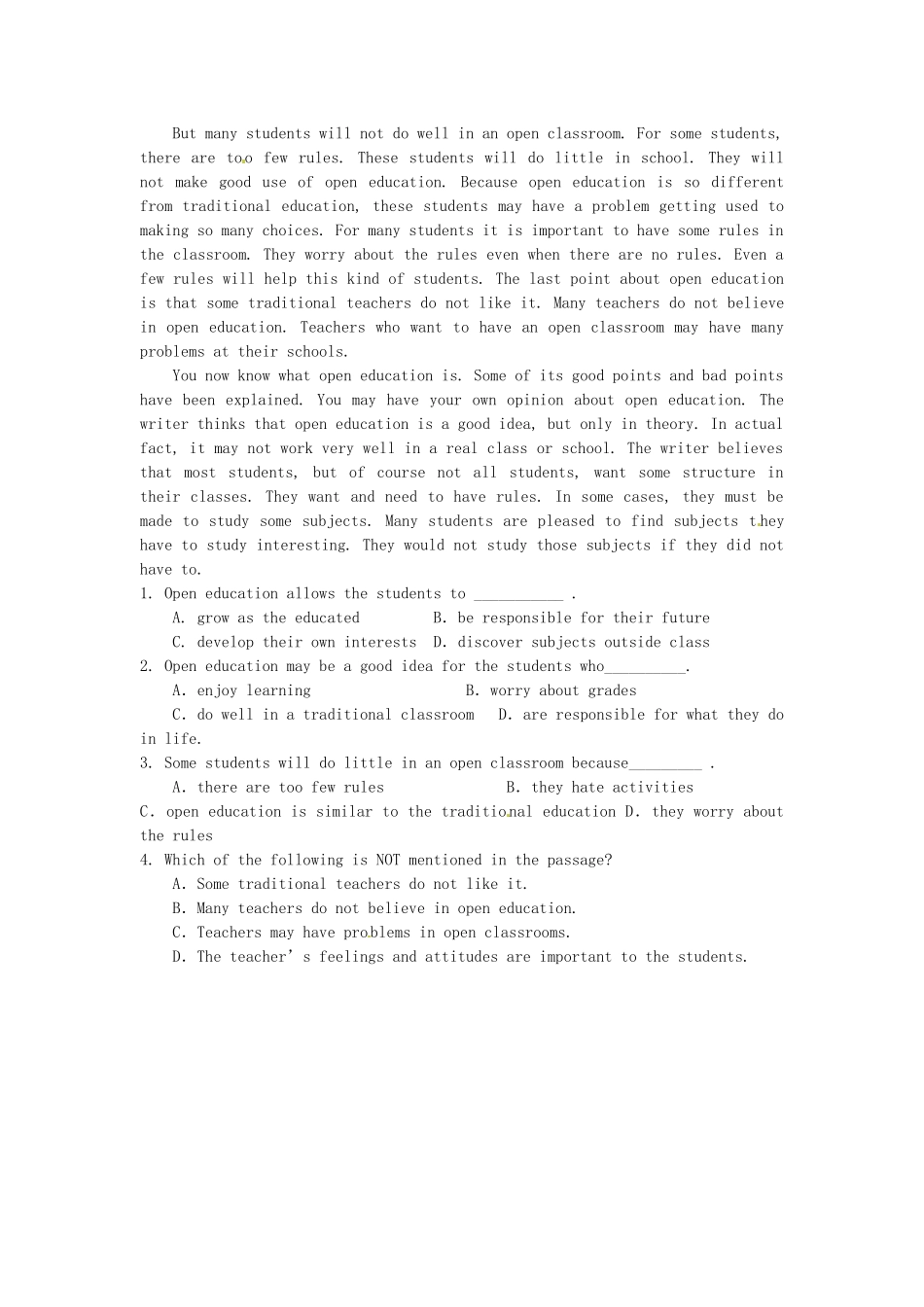 江苏省海头高级中学高中英语 unit2Reading2教案 新人教版选修6_第3页
