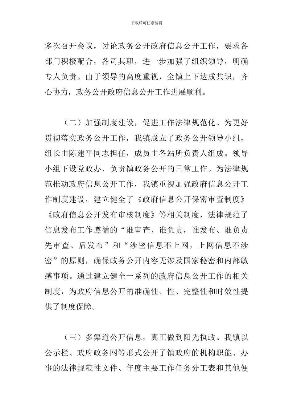 2024年度信息公开工作总结_第2页